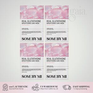 SOME BY MI Real Care Mask Glutathione Brightening – 4 Sheets for Radiant Glow